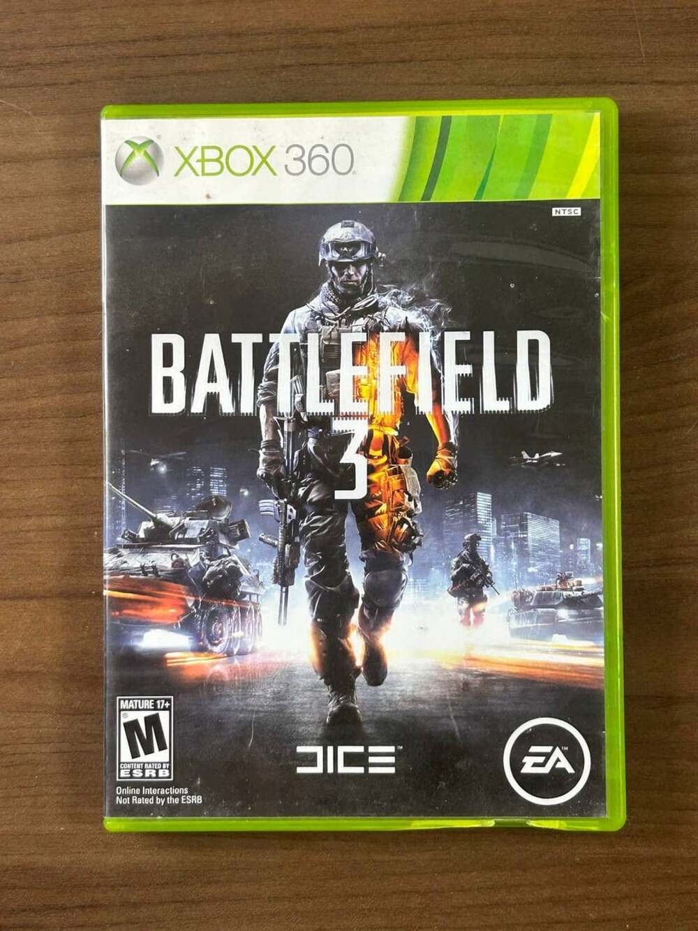 Battlefield 3 Microsoft Xbox 360 2011 NTSC 2 Discs Case & Inserts EA